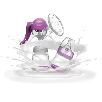 

Baby Feeding Manual Breast Pump BPA Free Partner Breast Collector With Milk Bottle Nipple Function Breast Pumps Baby Feeding