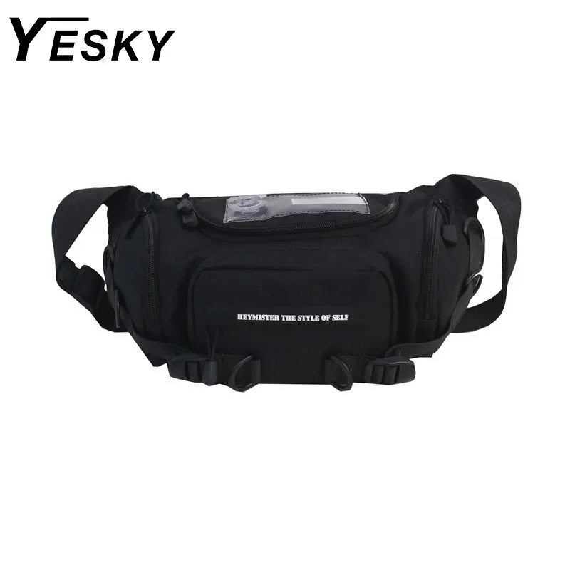 

YESKY New Fashion Oxford Men's Crossbody Bag Hip-hop Casual Boy Chest Bag Female Fashion Small Bag Street Shoulder Crossbody Bag