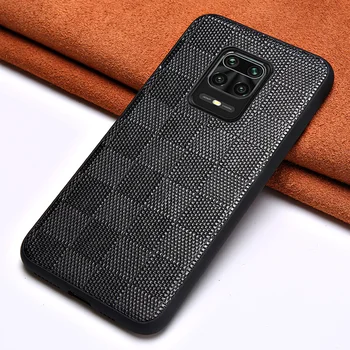 

Genuine Lambskin Leather Phone Case for Redmi Note 9 Pro 9S Note 8 Pro 8T 7 6 5 Cover For Xiaomi Poco F2 Pro Mi 10 9 9T Pro A3