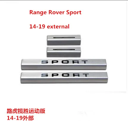 Применяется только для Land Rover Range Rover Sport retrofit 14-19 Range Rover Sport встроенный порог приветственная педаль - Цвет: 4