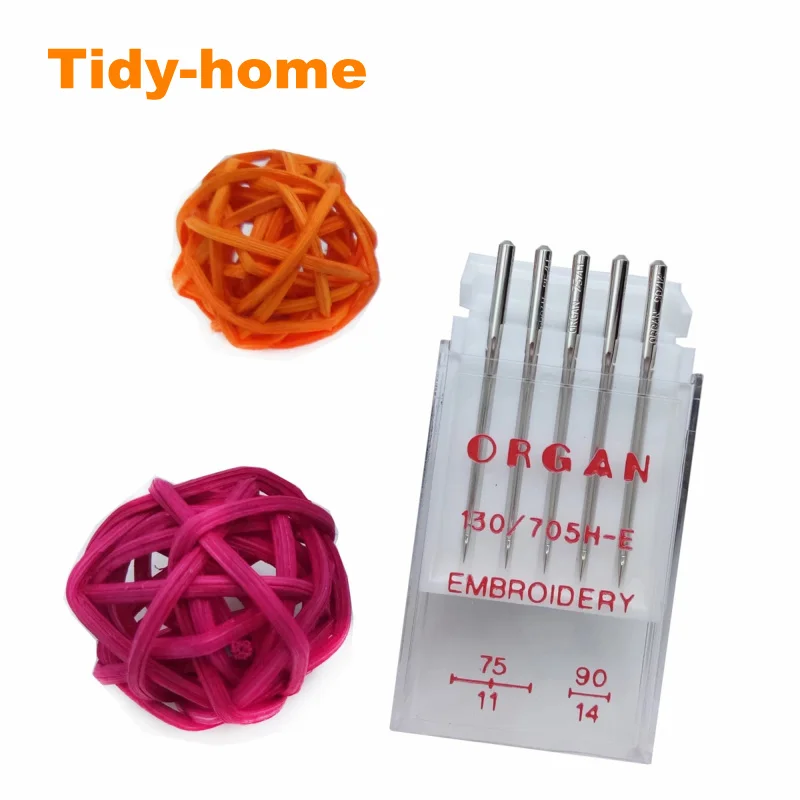5pcs/pack Top Quality Organ Embroidery Needles For Home Sewing Machine