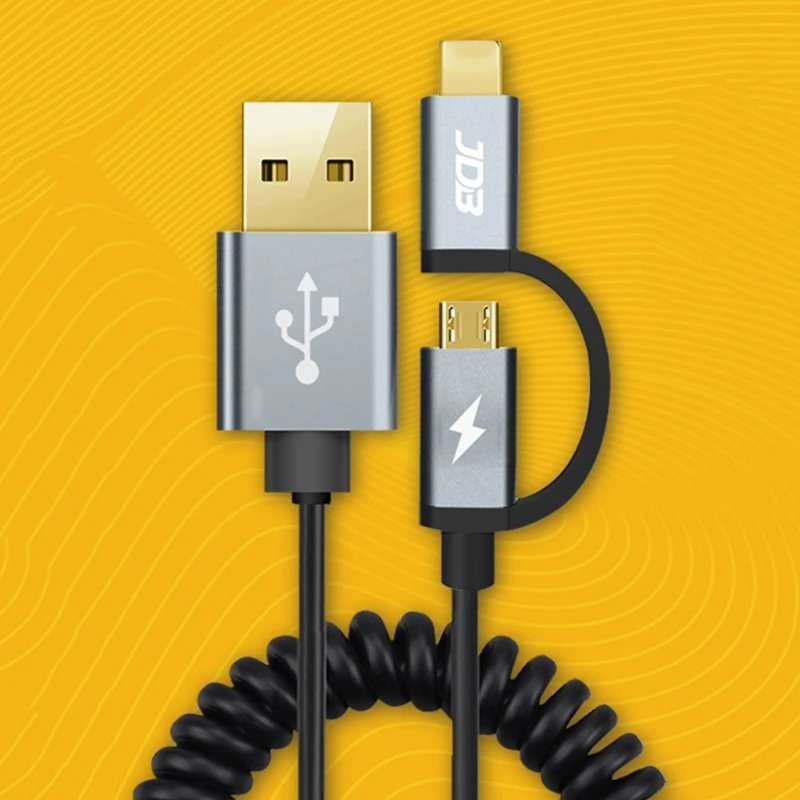 2в1 type C QC3.0 Micro USB кабель для быстрой зарядки для samsung S9 S7 Xiaomi huawei