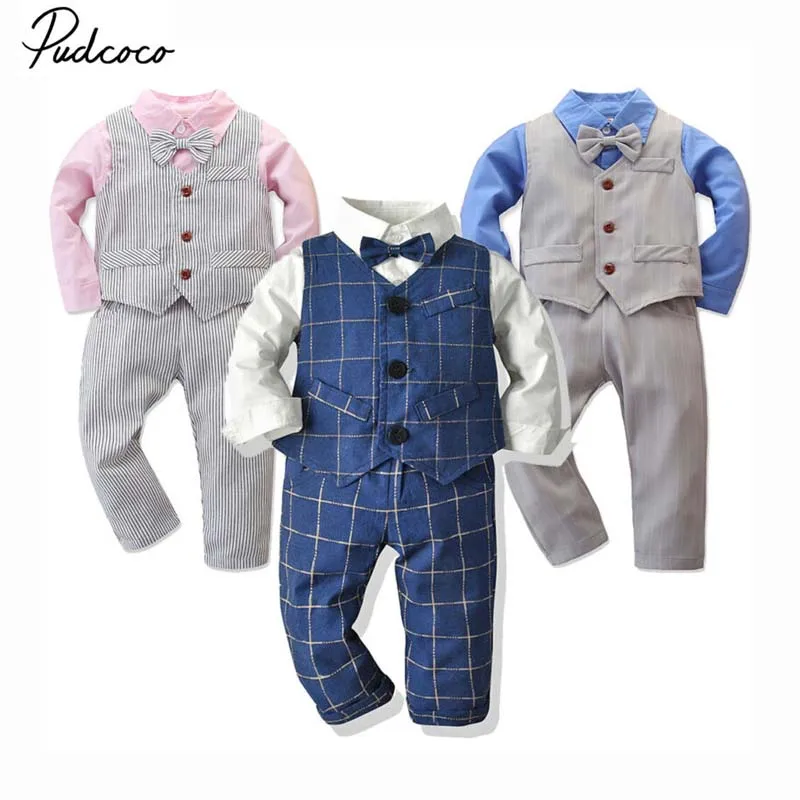 Одежда для малышей на весну и осень комплект из 3 предметов маленьких мальчиков