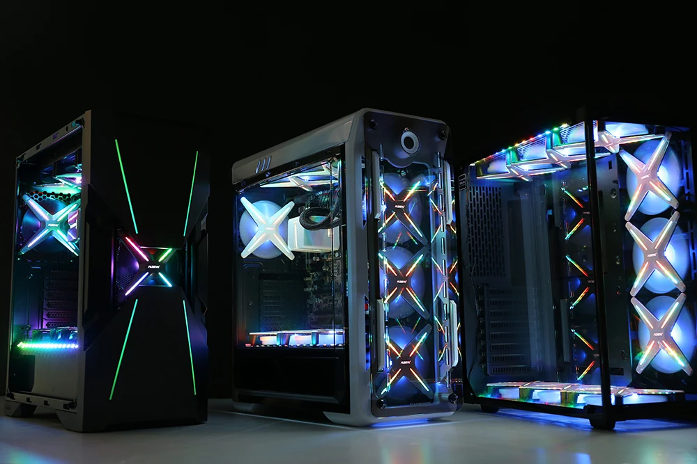 Günstige ALSEYE X12 Einstellen RGB 120mm PC Fan Kompatibel mit Ausu Gigabyte Msi Motherboard RGB Control (werden müssen verwendet mit einem 3 fan set)