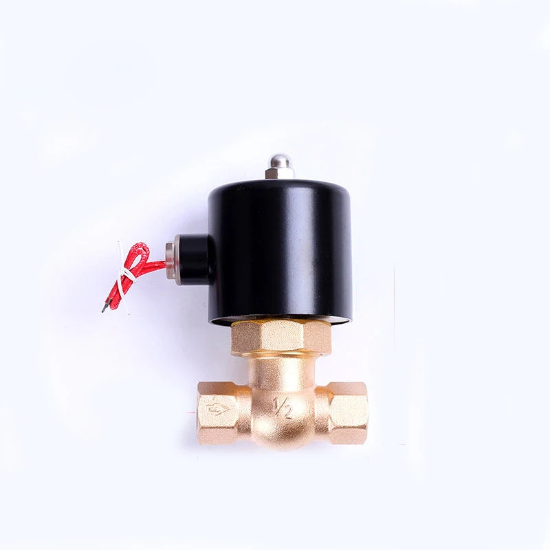 Elettrovalvola A Vapore Ad Alta Temperatura Interamente In Rame Da 1/2 "380V 240V 220V 120V 110V 24V 12V