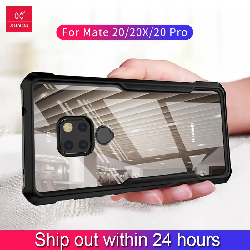 Чехол Xundd для Huawei 9X Pro Mate 20 X противоударный прозрачный силиконовый чехол телефона