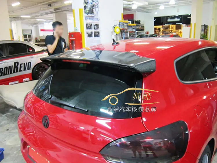 Подходит для Volkswagen 09-14 Scirocco votex R GTS RLINE OSIR углеродное волокно заднее крыло с задним спойлером крыло