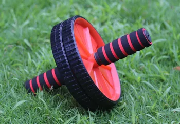 

Novice AB Abdominal wheel abdominal training apparatus fitness gym exercise equipment at home press roller and Knee Pad#g20