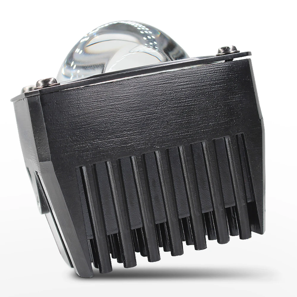 US $51.72 12D 3 Led Motorcycle Projector Bi Projector Lens Headlight 6000K 3000K Dual Color LED Work Light Fog Lamp for Car Scooters ATV
