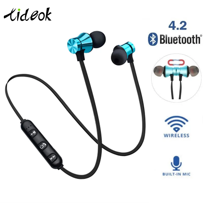 

Magnetic Wireless Bluetooth Earphone Waterproof Sports Earbuds Wireless Stereo in-ear Headset with Mic For IPhone Xiaomi