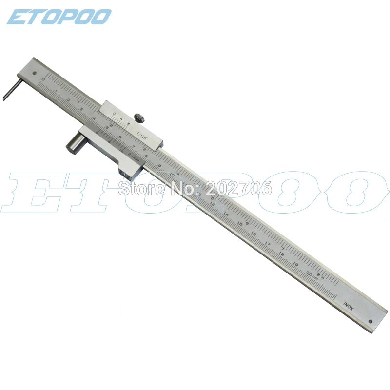 0-400mm Marking Vernier Caliper Carbide Scriber Parallel Marking Gauging Ruler Measuring Parallel Crossed Caliper Tool vernier caliper