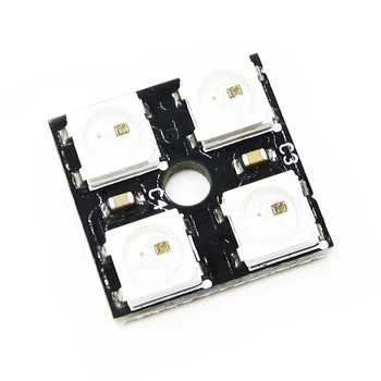 

1PCS WS2812B board 2*2 4-Bit Full Color 5050 RGB LED Lamp Panel Light For Arduino