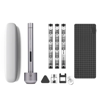 

1Set Precision Screwdriver Kit Aluminum Wireless Electric Screwdriver Set for Repairing Work for cameras, radios, computers WWO