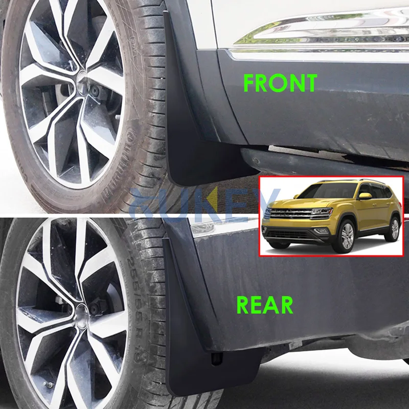 Набор литых брызговиков для Volkswagen VW Atlas Teramont Брызговики Передние Задние