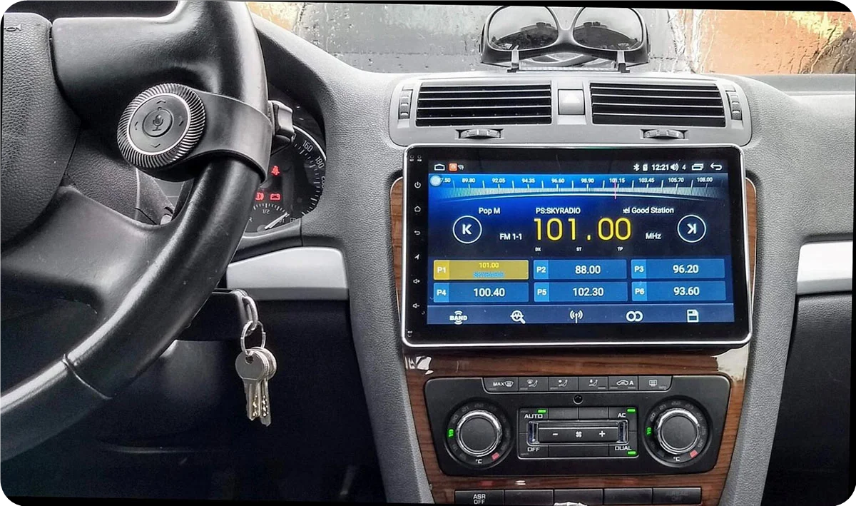 Best 10.1" 2Din Android 8.1 Car Stereo Radio Audio Player Tape Recorder GPS Navi DSP SPDIF Subwoofer 4G SIM Card WIFI Zlink DVR OBD 5