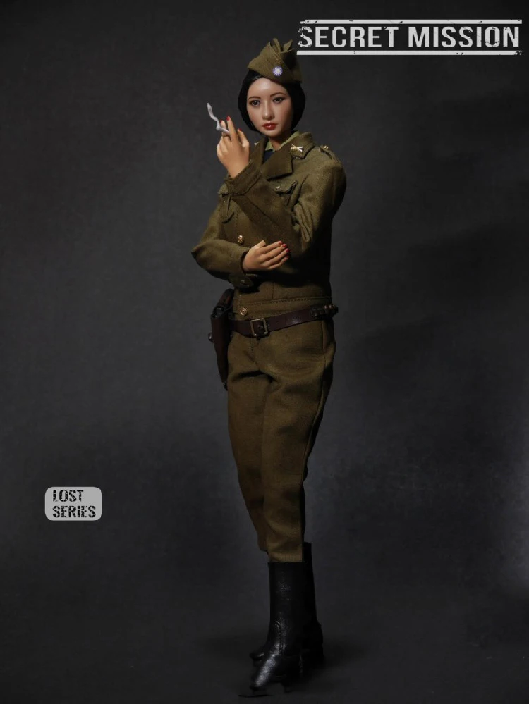 Коллекционная QOM-1007 1/6 женский Solider Secret сервис Kuomintang из Китая фигурка кукла набор одежды для 12 ''тела