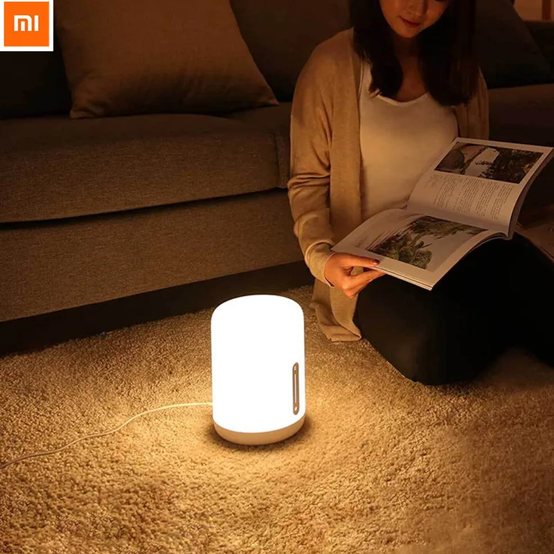 

Xiaomi Mijia Bedside Lamp 2 Smart Table LED Night Bluetooth WiFi Touch Panel Control mihome APP Led light For Apple HomeKit Siri