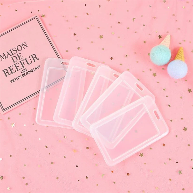 2個防水透明カードカバー女性男性学生バスカードホルダーケースビジネスクレジットカード銀行idカードスリーブ保護 Card Id Holders Aliexpress