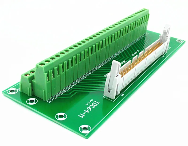 IDC64 2x32 контакта 0," мужская верхняя переходная плата, клеммный блок, разъем