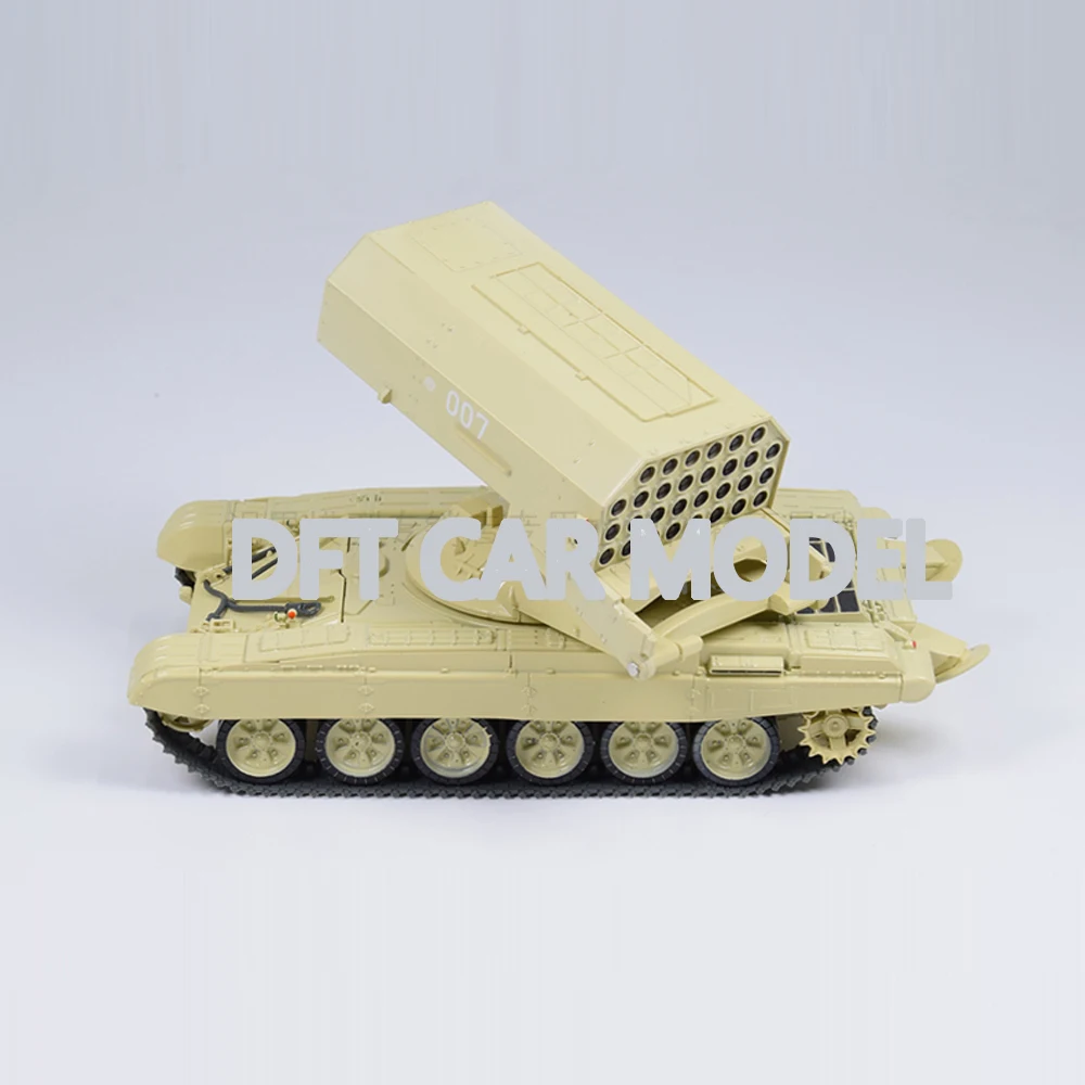 1:43 Масштаб сплав игрушка TOS-1 Модель Детская игрушка танк авторизованный подлинные детские игрушки