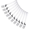 10 PCS Fork Table Stainless Steel Steak Fork Forks Cutlery Dinner Table, Fruit Salad, Steak-18.5cm Total Length ► Photo 2/6