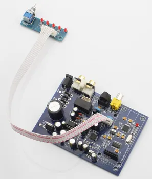 

AK4490+AK4118 Quad Input 15W DAC Decoder Board Module Fiber Data Demodulation