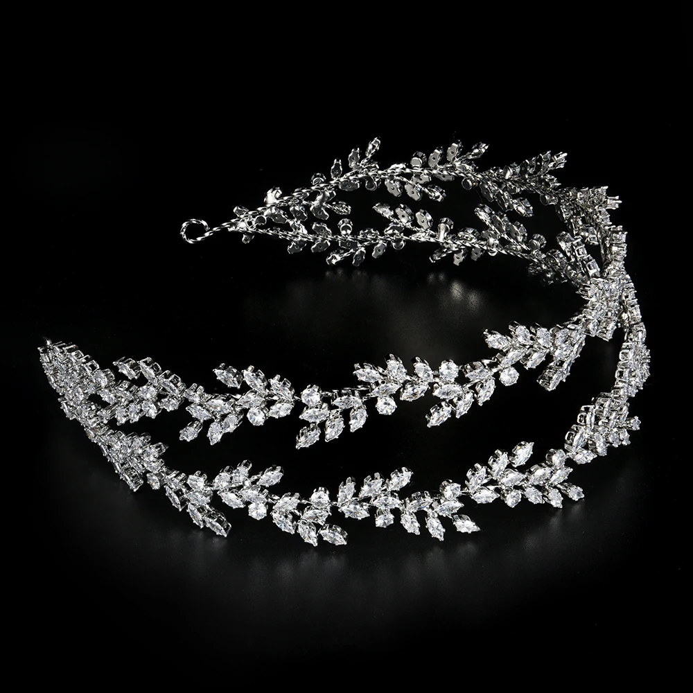 Luxo cristal nupcial coroas, elegante Headwear, Prom