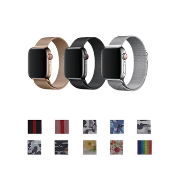 

Stainless steel band for apple watch 44mm 40mm strap wristband Milanese Watchband for iWatch 1/2/3/4/5 38mm 42mm Bracelet Belt