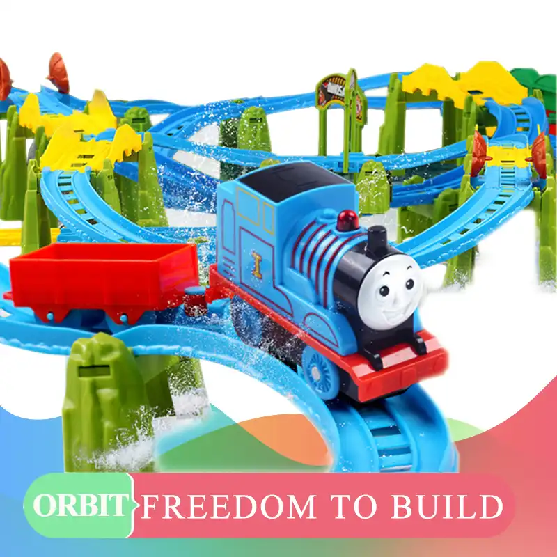 Томас электрический трек поезд набор многослойный звук и свет обучение маленьких детей поезд игрушки Томас день рождения рождественские п...
