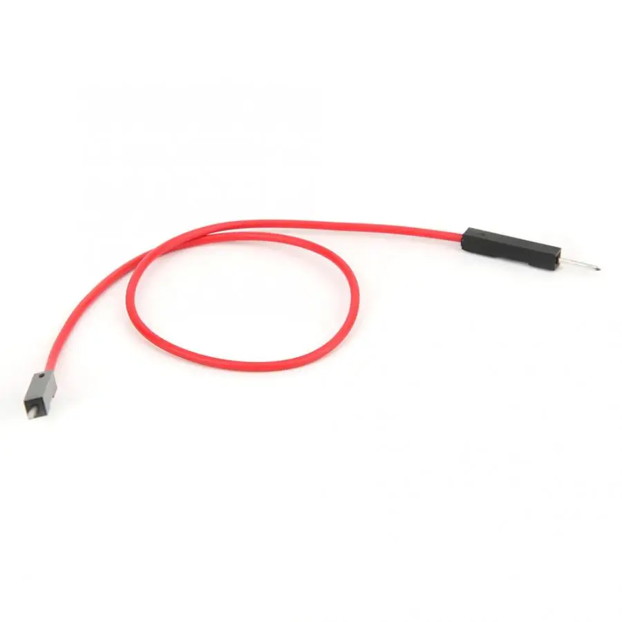 

200Pcs Breadboard Jumper Wire 1P Red Tinned Copper Single Head Male to Male 26AWG