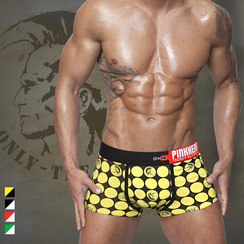 

Brand Mens Boxers Underwear Brand Men Sexy LIngerie Male Panties Cotton Men's Underwear Boxer Shorts