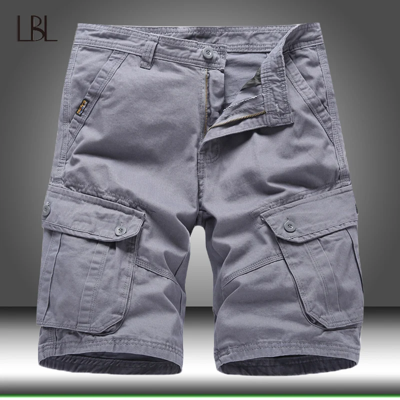 Shorts Men Cargo Sweatpants Male Cotton Summer Casual Loose Comfortable