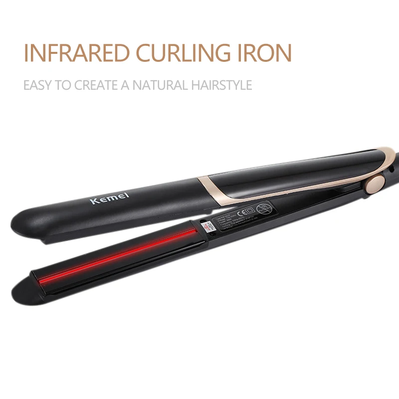 Профессиональный Выпрямитель для волос Плойка утюжок отрицательные ионы