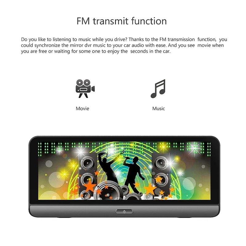  8 Inch Android Auto Dash Cam 4G WiFi ADAS GPS Navig Dual Objektiv 1080P DVR Kamera Recorder