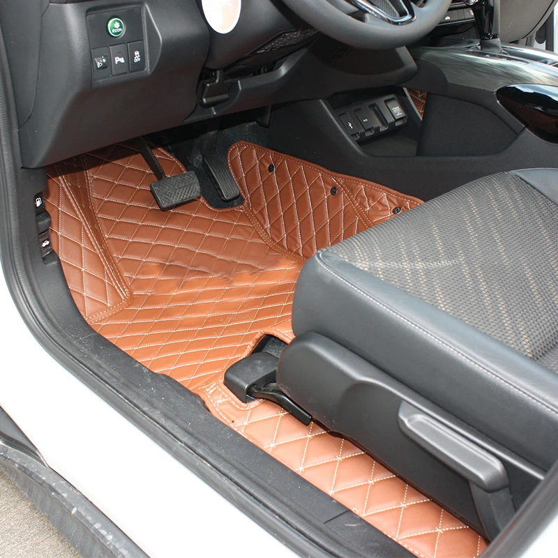 Lsrtw2017 кожаный автомобильный коврик для honda hrv hr-v vezel аксессуары ковер