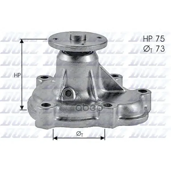 Насос Водяной Opel Astra/Vectra/Corsa/Combo 1.7d/Td 94- Dolz арт. O143