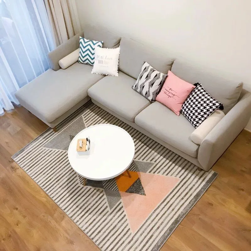 Современные Простые ковры для гостиной, журнальный столик, диван, ковер, марокканский стиль, тканые мягкие ковры для нескользящих ковров CF