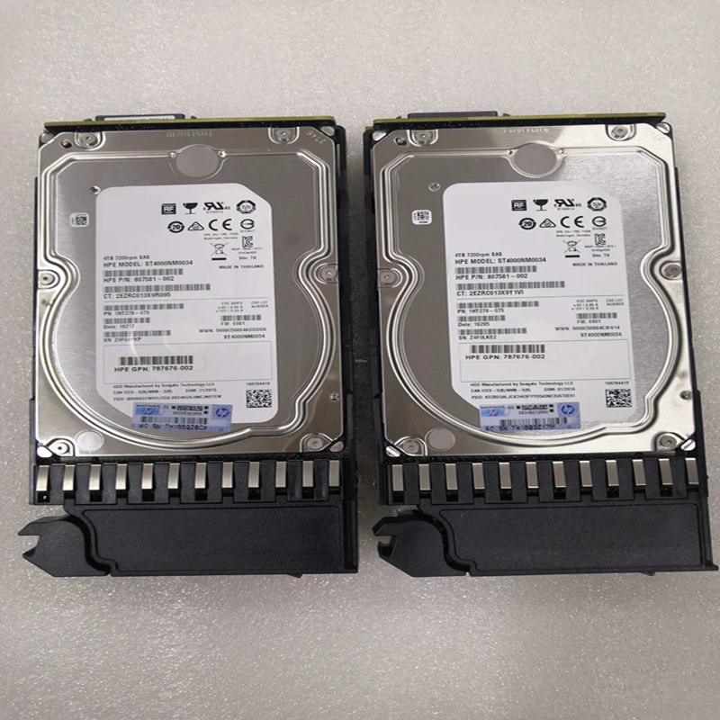 HP MSA 2050   HDD, 801557-001, K2Q82A , 4TB, 3.5 ġ SAS, 12 Gb/S, 128MB, 7200RPM, ǰ