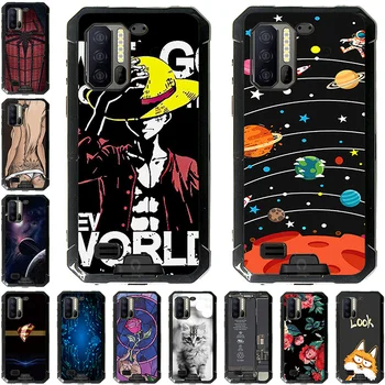 Перейти на Алиэкспресс и купить Мобильный телефон чехлы для Ulefone Armor 7 6,3 дюйма цветной чехол для масляной краски корпус DIY оболочка подгонянное поддерживаемое покрытие для ...