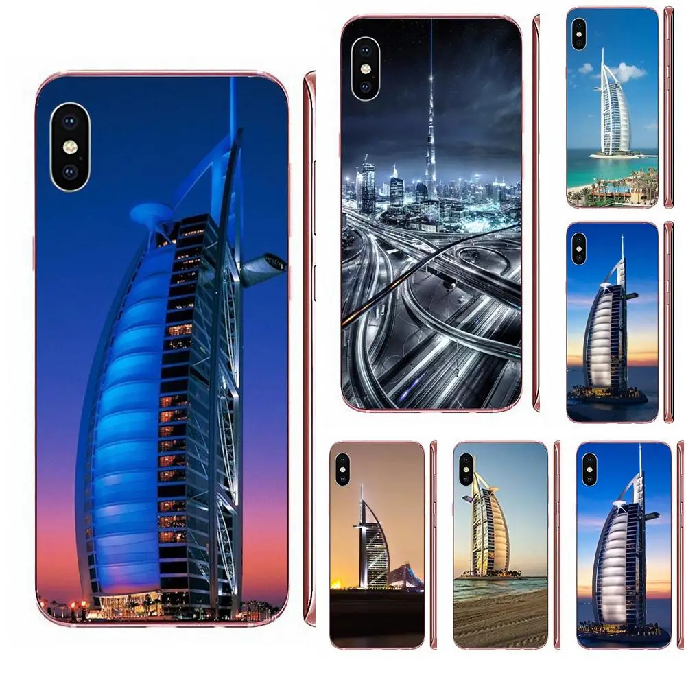 Городской архитектурный ландшафт Дубая для Samsung Galaxy A10 A20 A20E A3 A40 A5 A50 A7 J1 J3 J4 J5 J6 J7 2016