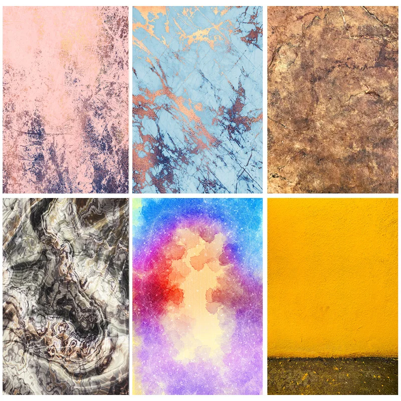 

SHENGYONGBAO Vinyl Custom Photography Backdrops Props Abstract Gradient Marble Painted Photo Studio Background 201030LWN-01