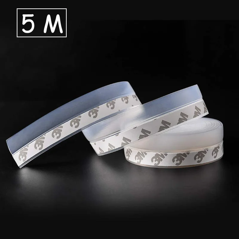 5M Self adhesive Door Sealing Tape Meteorological Band Sound proof Insect Air Dust Window Seal Door Strip 25MM / 35MM / 45MM|Sealing Strips| - AliExpress