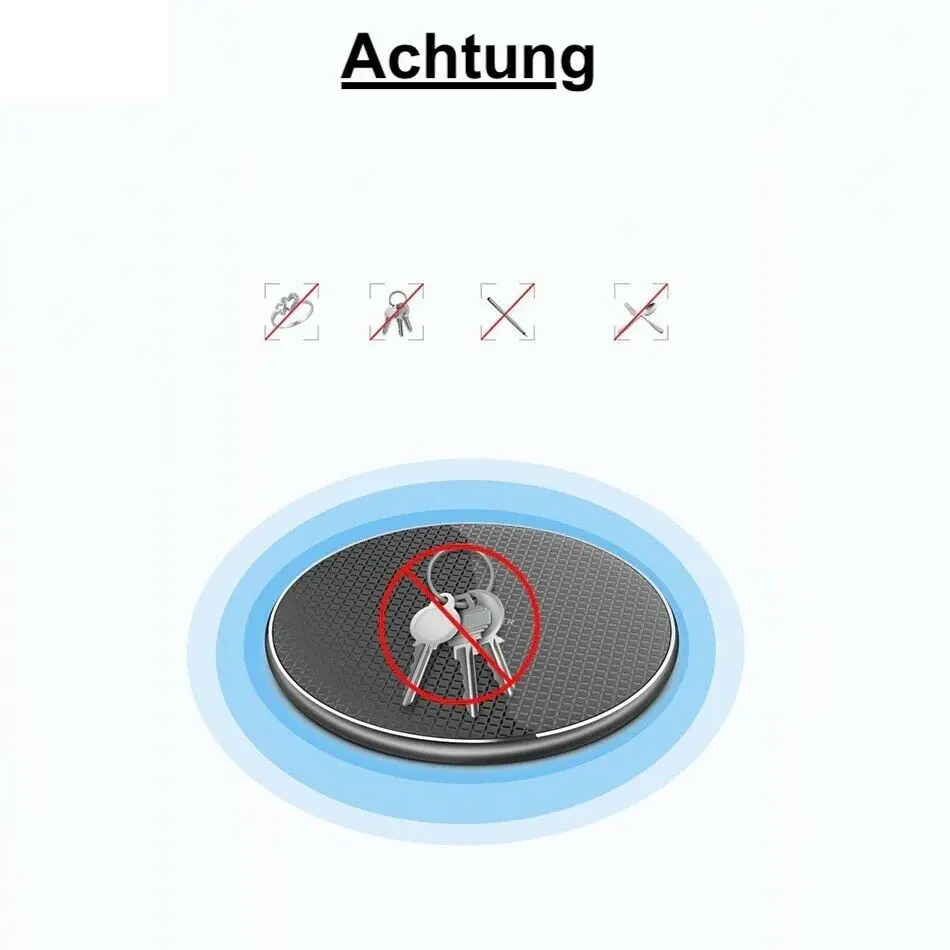 10W Wireless Charger Qi Inductive Fast Charging Dock Station + 50cm Charging Cable For Samsung iPhone 12 8 SE X XR XS Max