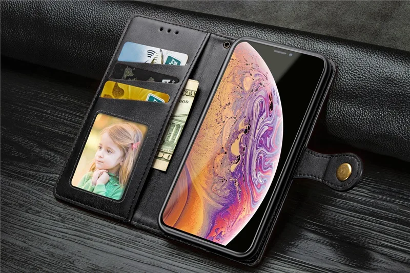 Роскошный кожаный флип-чехол с пряжкой для Asus ROG Phone 2, чехол ZS660KL Phone2, чехол-бумажник для карт Asus ROG Phone II ZS660KL, чехол