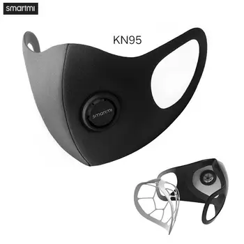 

original SmartMi PM2.5 Haze Mask Protective Face Mask Adjustable Ear Hanging 3D Design Light Breathing Mask Anti-haze Respirator