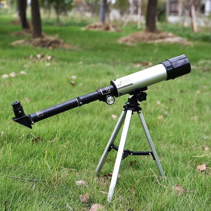 Professional getting Started Monocular Refractive Space Astronomical Telescope Travel Spotting Scope with Portable Tripod Lever
