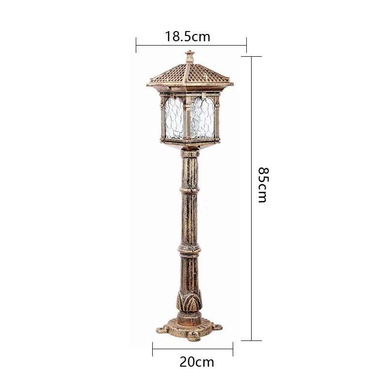 Luzes de Natal ao ar Luz do Jardim ao ar Europa Moda Gramado Lâmpada Livre Luxo Antigo Quintal Decoração Iluminação Luces Jardin 7 ???-1