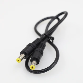 

10pcs DC Cable 5.5x2.1mm Male To Male Cord 50cm 18AWG 5.5*2.1 Jack Power Cable