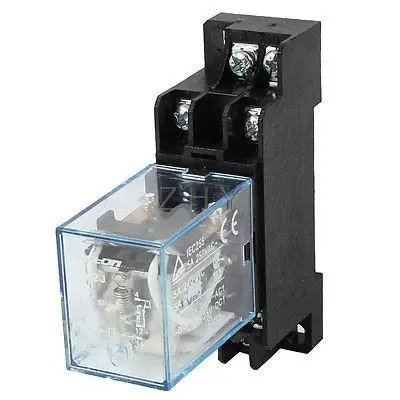 

MY2J-DC24V Coil General Purpose Power Relay 8Pin 5A AC 240V DC 28V w Socket