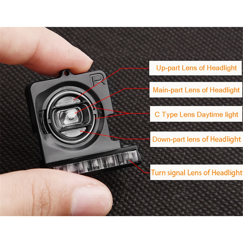 4-Channel Linkage Light Group G150PG Wireless Light Group for Benz G500 G63 RC Car